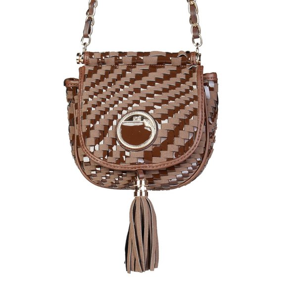 Cavalli Class Brown Crossbody Bag - Picture 5 of 8